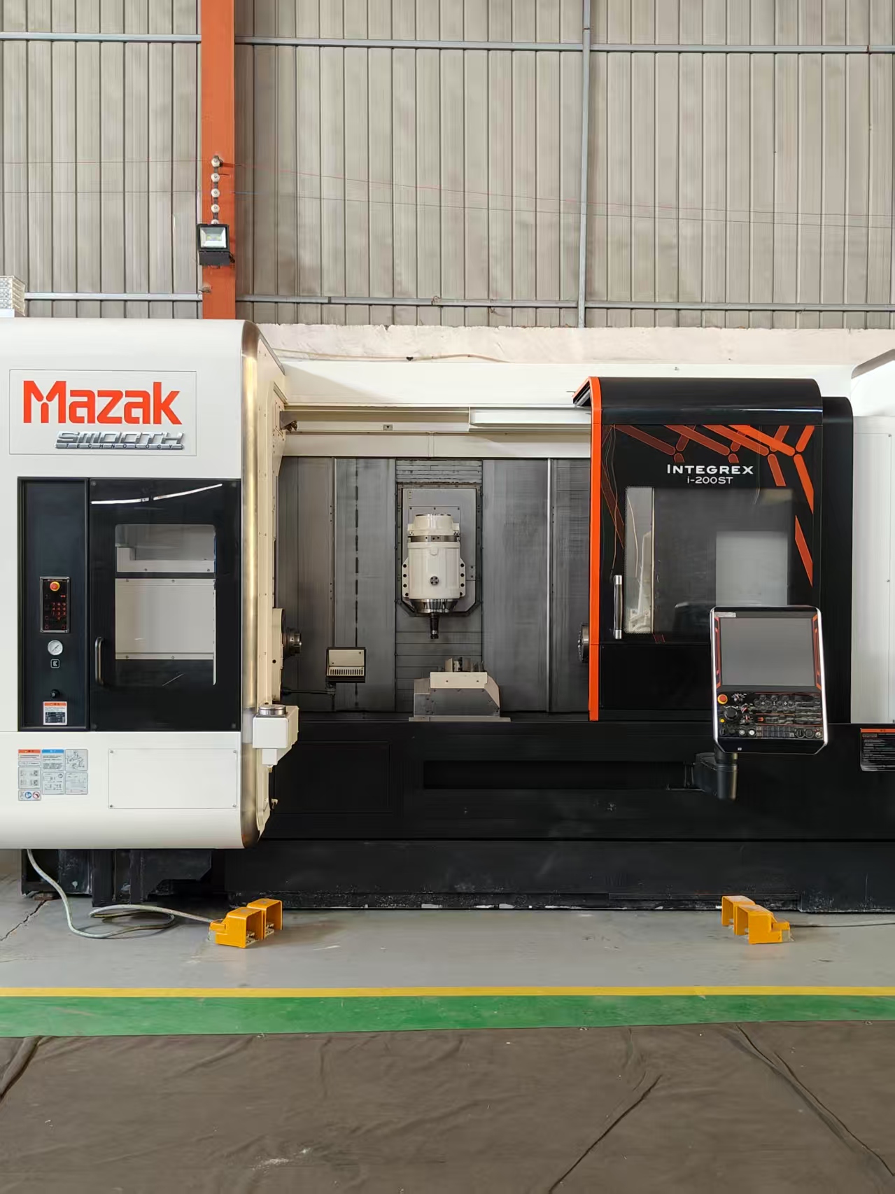 日本马扎克i200st，双主轴车铣复合中心